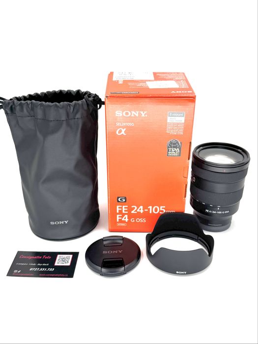 Sony FE 24-105mm F4 G OSS – Obiectiv Foto Mirrorless Montură Sony E
