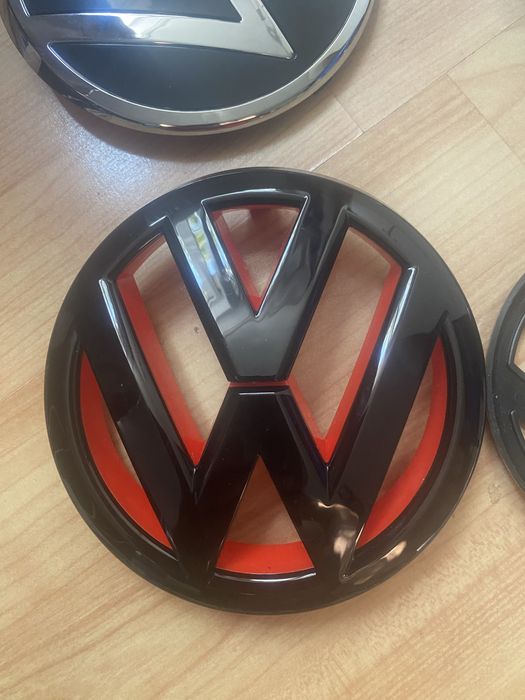 Set embleme negre Volkswagen Passat B7,Golf 6,Caddy,Jetta,Golf Plus