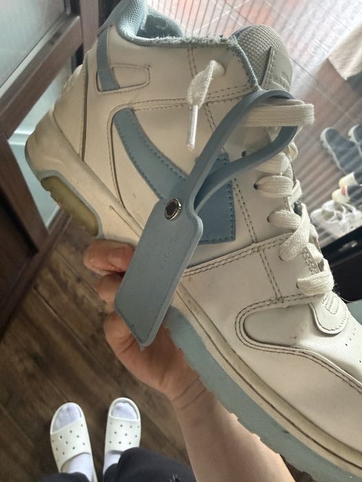 Adidasi Tenisi Off white baby blue