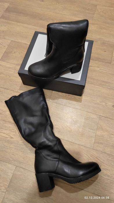 Сапоги новые зимние натуральные