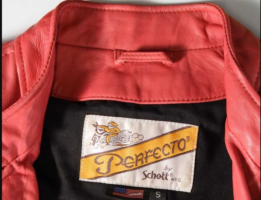 Дамско кожено яке Schott NYC 8614 розово