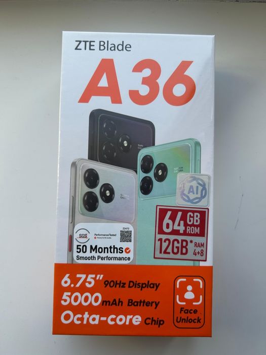 Смартфон ZTE A36