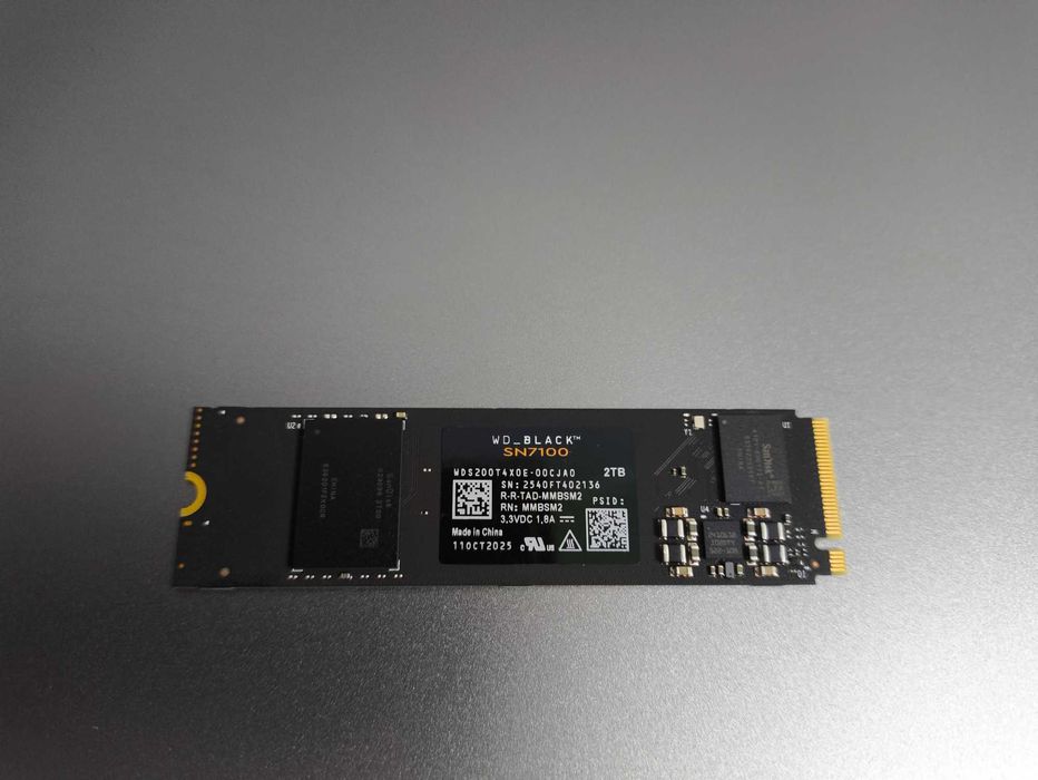 SSD m2 nvme WD-BLACK SN 7100 (2 TB)