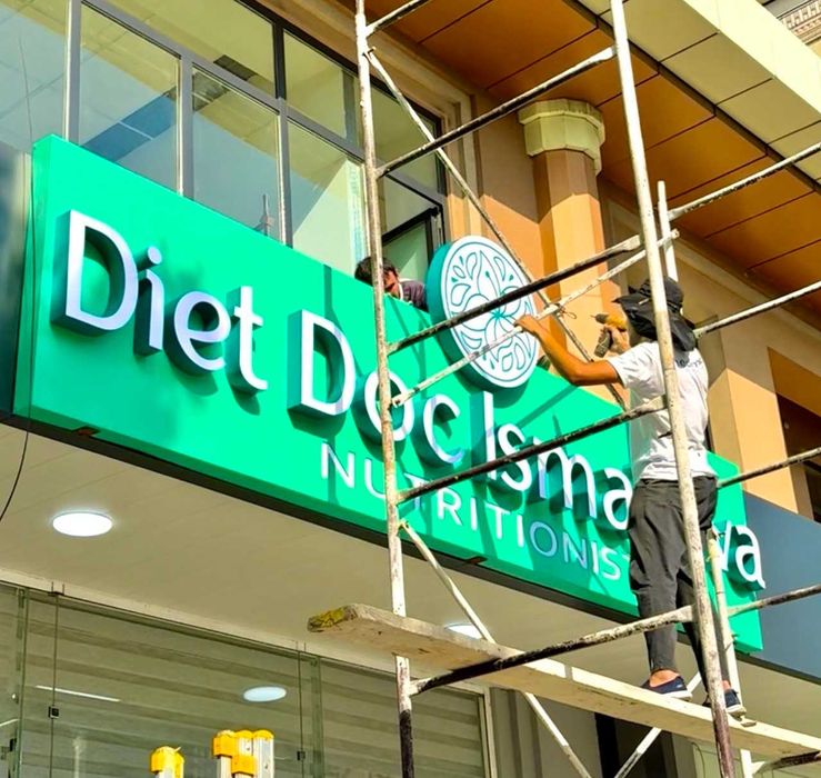 Reklama xizmati | Объёмные буквы | 3D harf | Рекламные услуги | Баннер