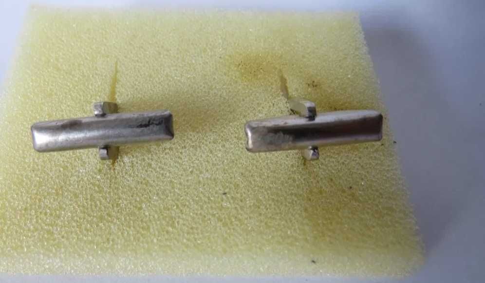 Vechi butoni argint masiv, neprtati