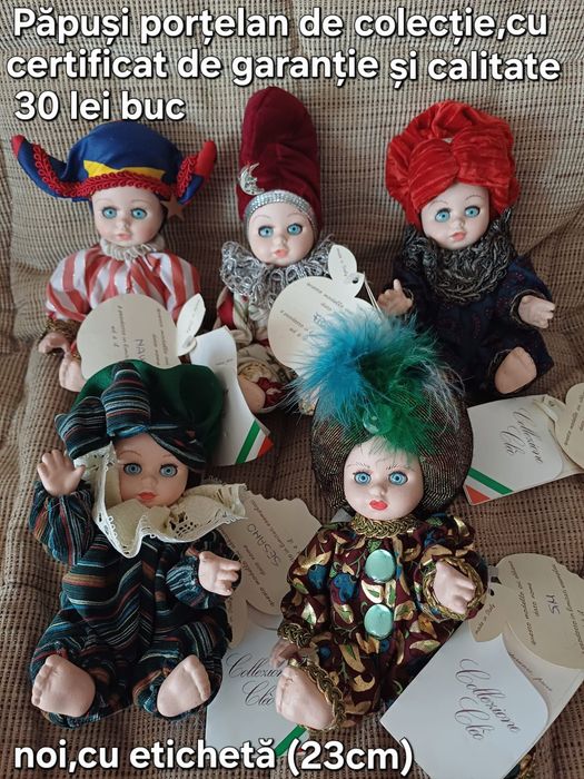 Păpuși mici din porțelan
