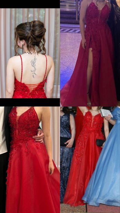 Бална рокля червена