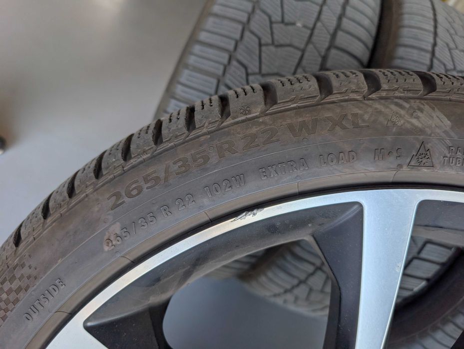 Set 4 Cauciucuri Iarnă CONTINENTAL 265/35 R22 (2x DOT 2025 + 2x DOT 2020/2021)