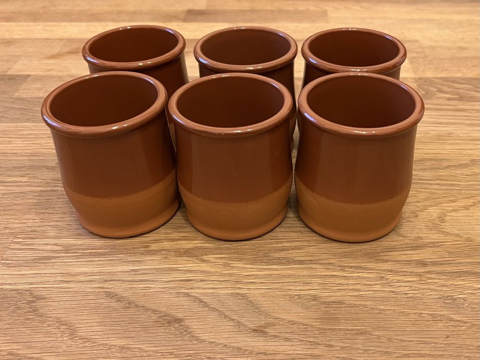 Set 6 pahare de ceramică cuptor/ microunde/ congelator