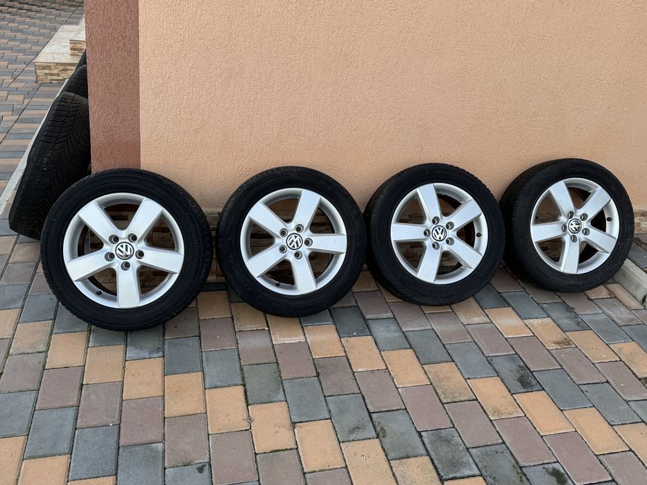 Jante + cauciucuri iarna 205 /55 R16/Volkswagen/Skoda/audi a4 /Seat