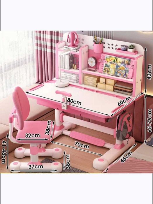 Parta Transformer 3–18 yoshdagi bolalar uchun mo’ljallangan dars stoli