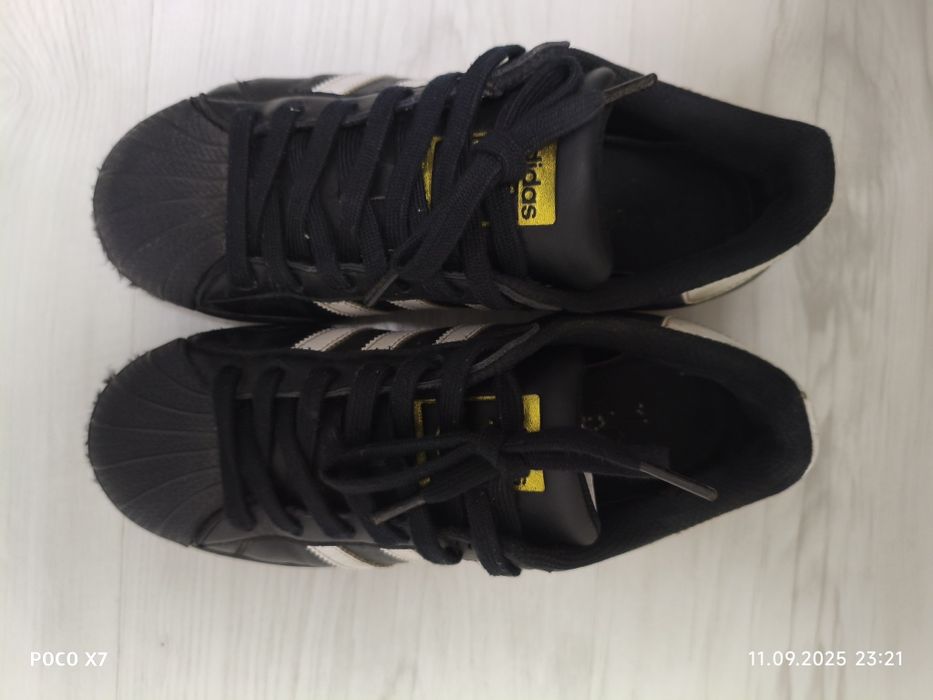 черные суперстары 36,5 сайз легит