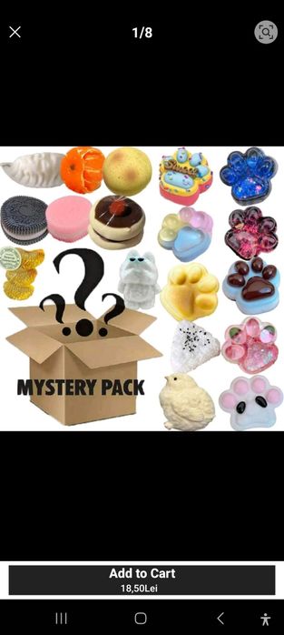 Mystery box cu taba squishy