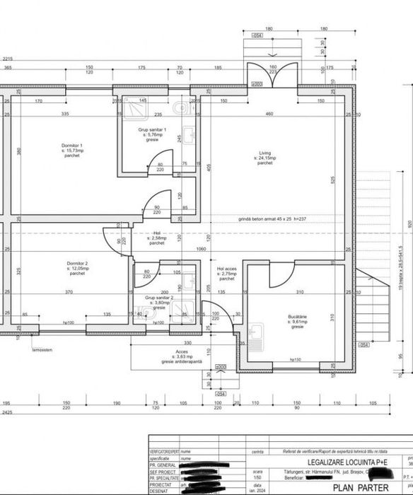 Apartament - 3 Camere - 77mp -Curte - Casa - Izvor - Tarlungeni -Braso