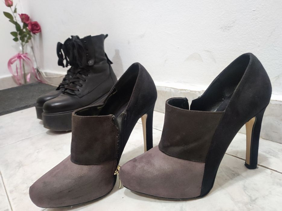 Италиански обувки естествен велур! Само сега  цената е 50 лв з