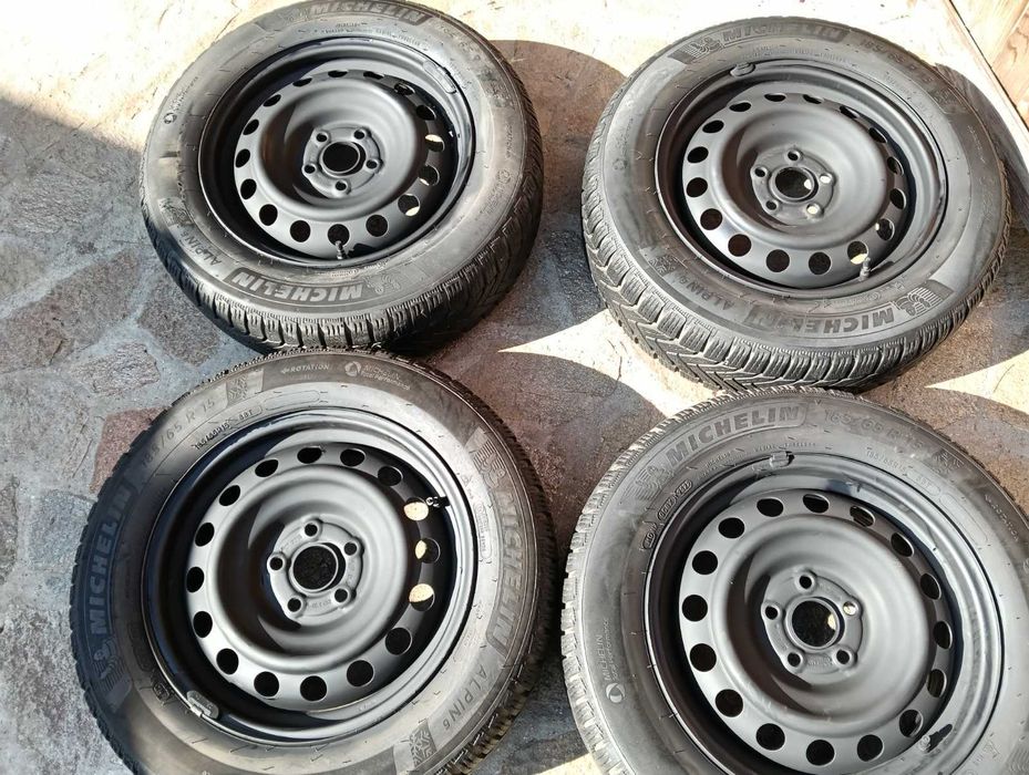 Нови зимни гуми MICHELIN ALPIN с нови метални джанти 165/65R15