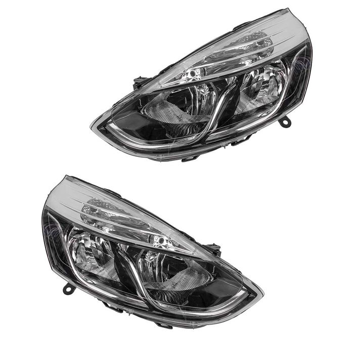 Фарове Фар за Рено Клио 4 / Renault Clio 4 С ХРОМ РАМКА 2012+