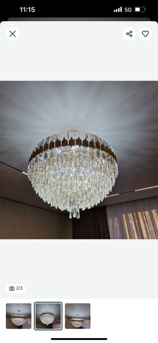 Продам новую люстру