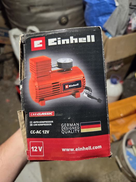 Vând mini-compresor auto Einhell CC-AC 12V, nou-nouț în cutie, nefolosit .