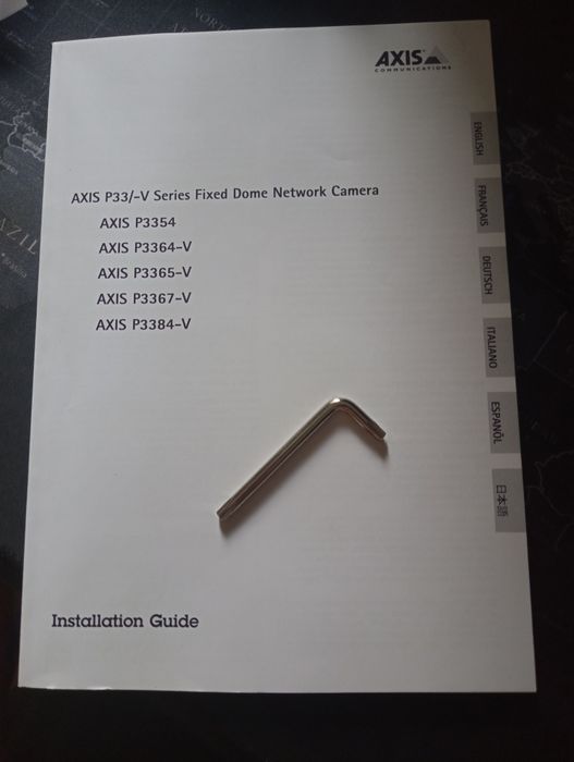 Axis P3354 6 mm fixed dome network camera