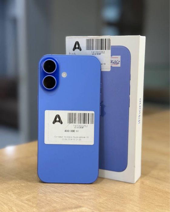 Телефон iPhone 16 / 100% 256 gb