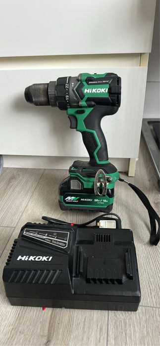 Filetanta HIKOKI 18v brushless DV18DC cu baterie multivolt și încărc