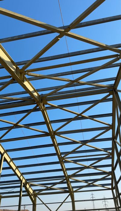 Structura hala 30 x 70 ml pentru salon de evenimente sau depozit