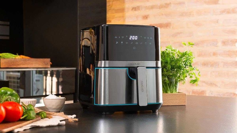 Фритюрник/еър фрайър с горещ въздух Cecotec Cecofry диетичен 5.5л