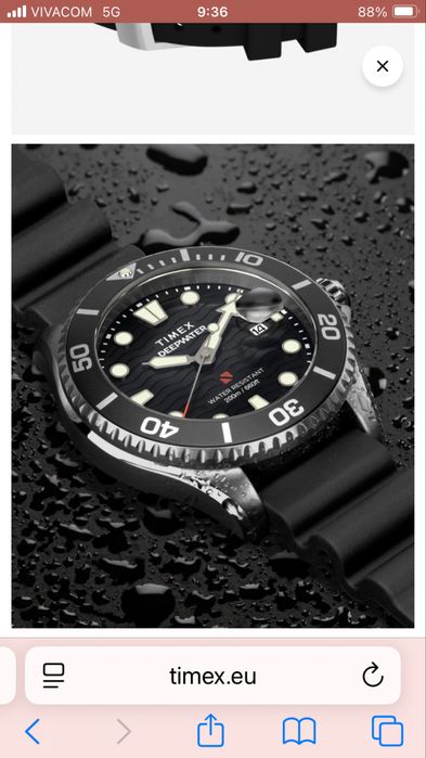 НОВ Timex Deepwater мъжки часовник 44 мм