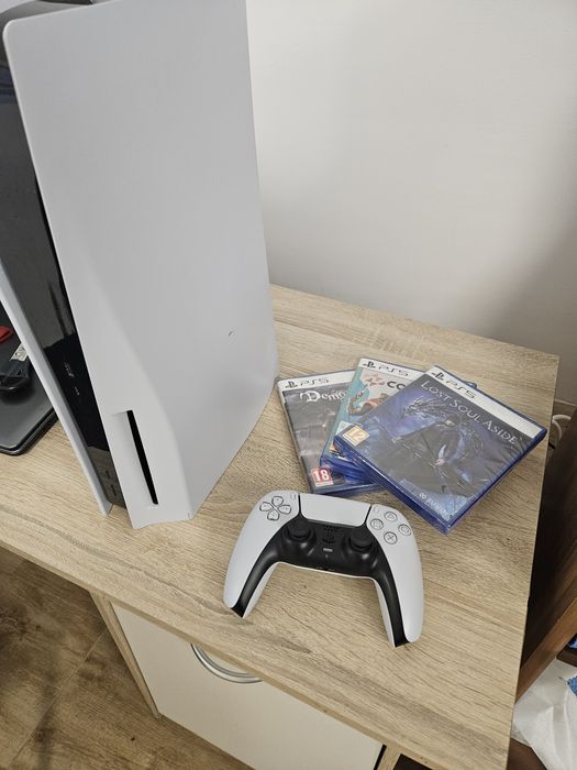 Ps5 cu disc cu  jocuri