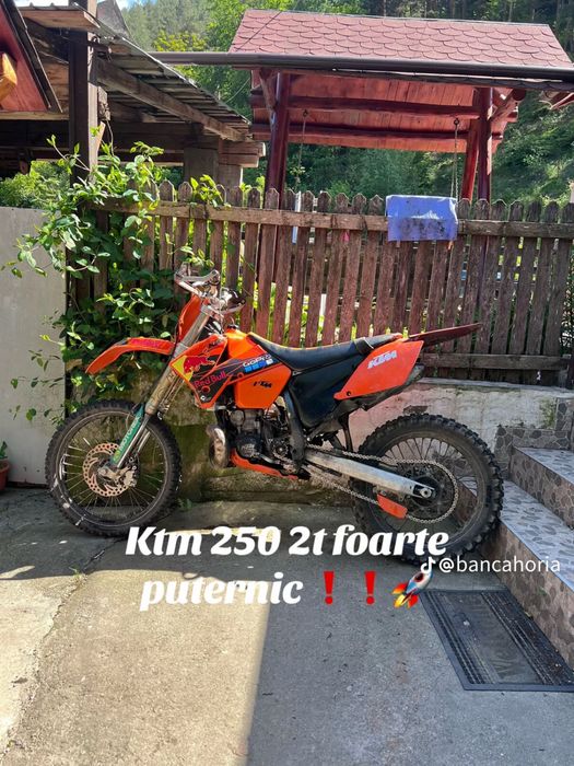KTM 250cc 2T , nu ii place lui scara mea