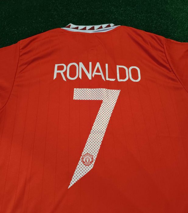 Мъжка футболна фланелка тениска Манчестър Юнайтед Роналдо 7