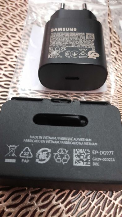 set incarcator Samsung original superfast charge 25w usb type c ,Noi