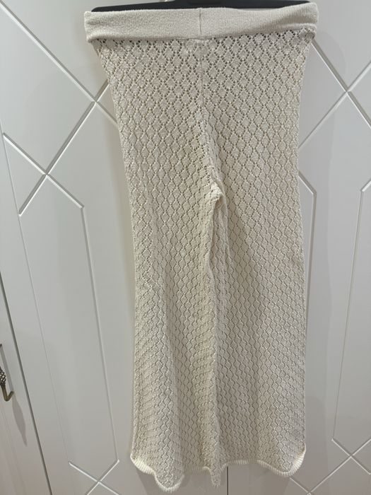 Плетен панталон от Mango
