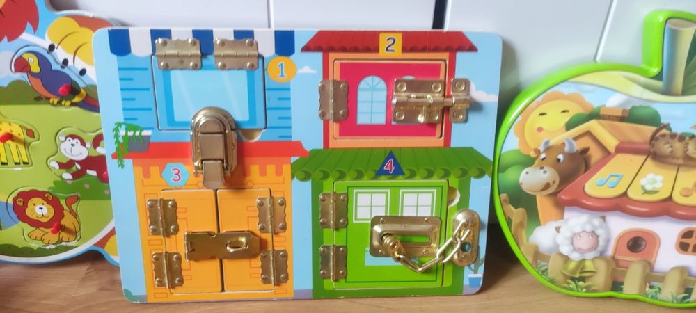 Образователни,музикални, монтесори играчки 3+ мес -2 год.