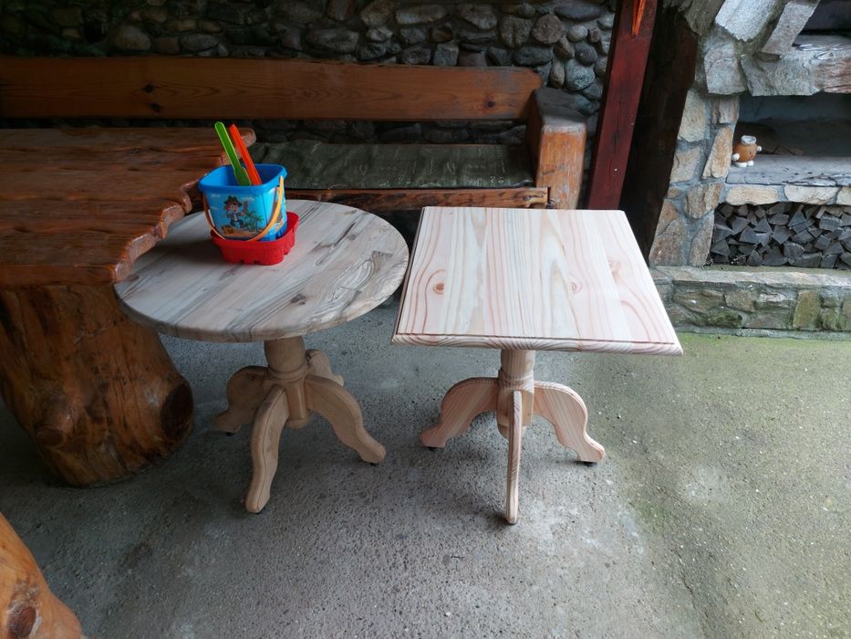 Маса от дърво(кръгла маса)