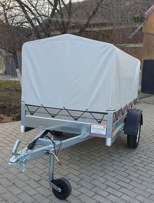 Туристическо ремарке с брезент и шпригли 2.10м x1.15м x 1.15м