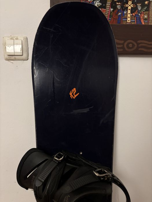 Snowboard K2 Broadcast + Legaturi Burton Mission