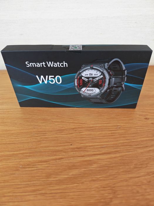 НОВ Смарт часовник Smart Watch W50 (Спортен дизайн)