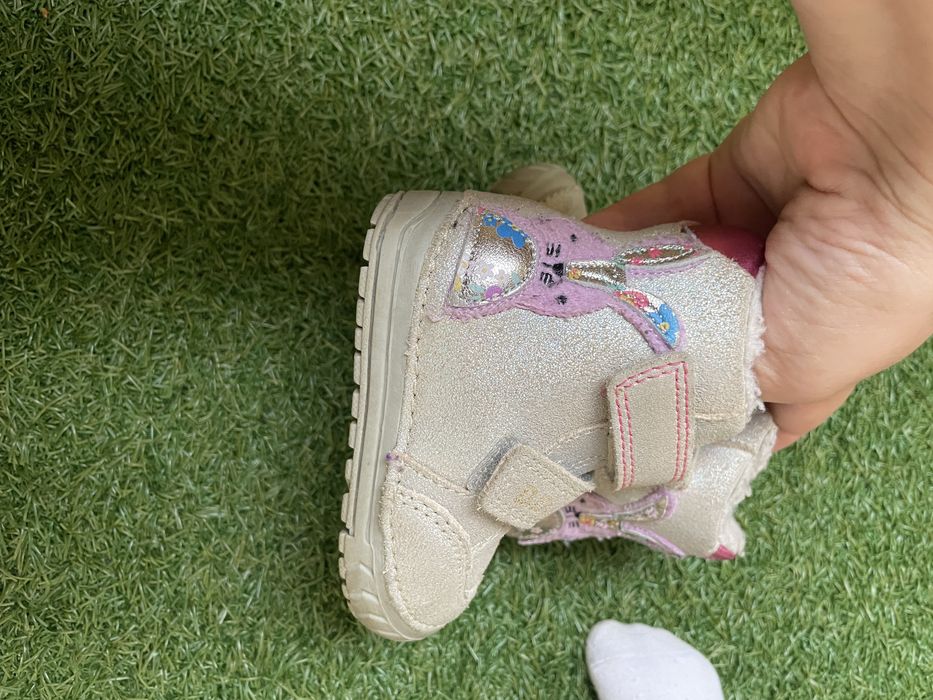 Детски зимни ботуши с агнешка вълна D.D. Step 19