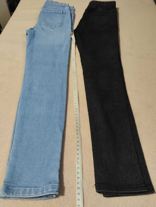 Дънки + дънков клин за момиче р.146