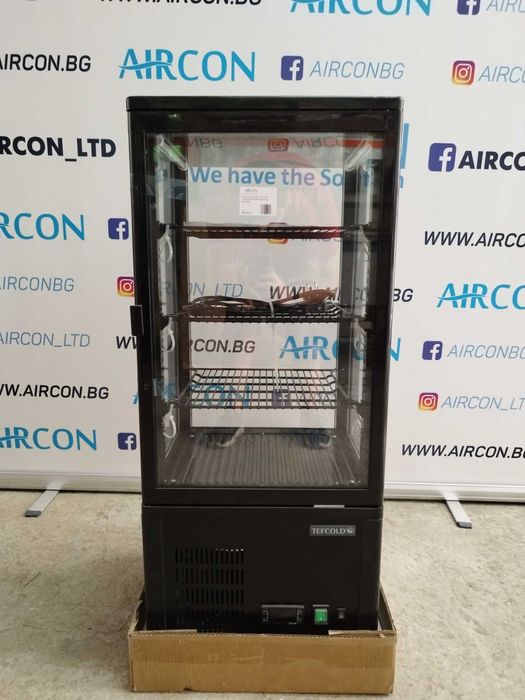 Хладилна витрина за торти UPD80-BLACK 428x386x1000