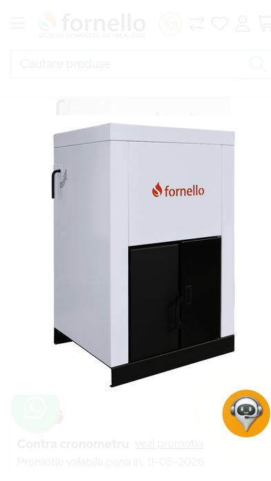 Centrală peleți Nouă Fornello 25kw