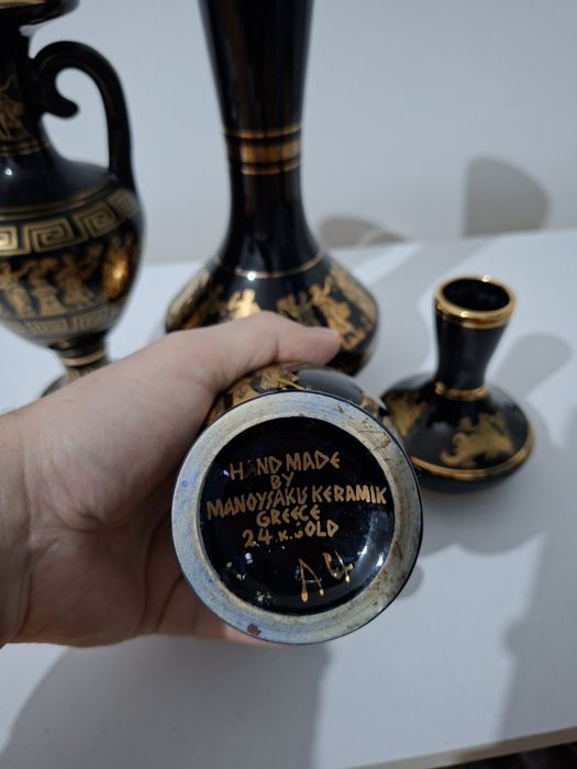 Vaze grecesti plakate aur 24karate