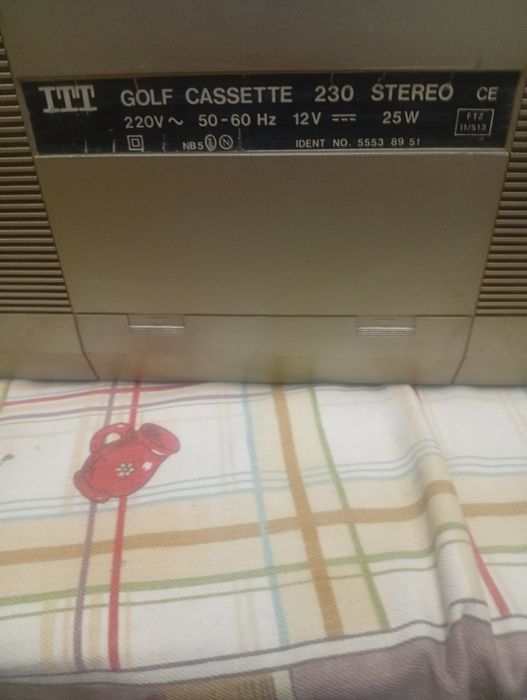 Radio caset ITT Golf 230 german