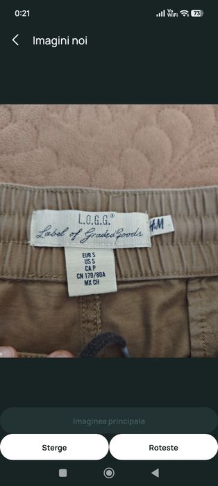 Vand pantalon barbati h&m L.O.G.G jogger