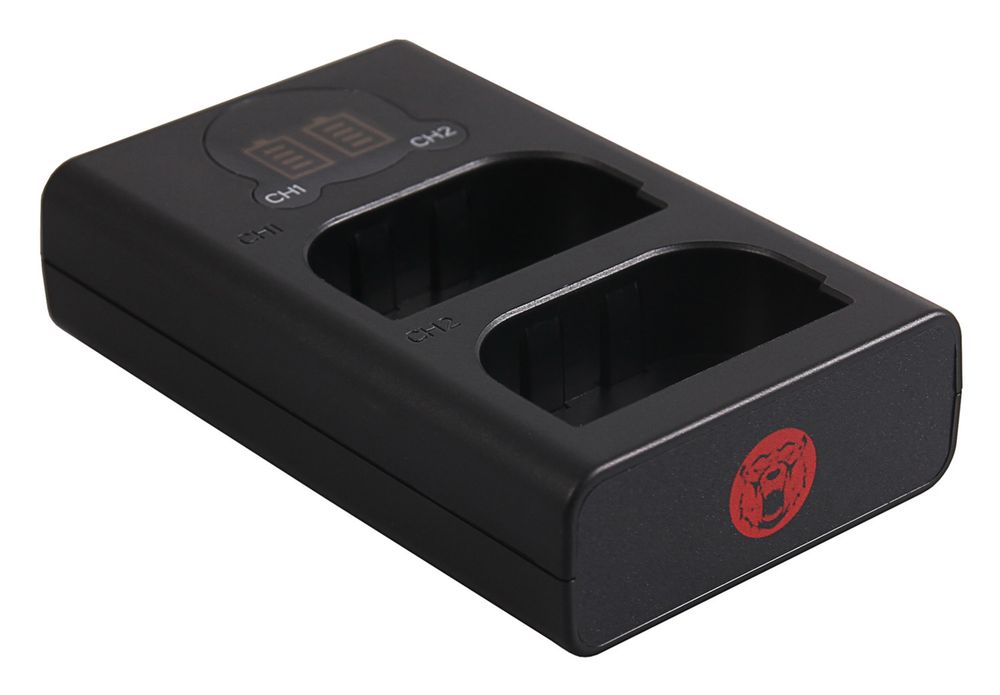 Încărcător USB Berenstargh cu LCD dublu pentru Canon LP-E6 5D 60D 60Da 6D 7D EOS-70D
