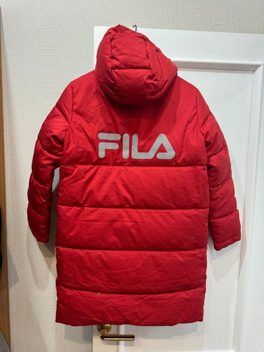 Пуховик FILA красный(новый)