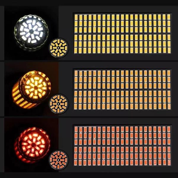 ЛЕД Крушки Canbus 3405 за стоп/габарит и мигач на автомобила BA15S P21