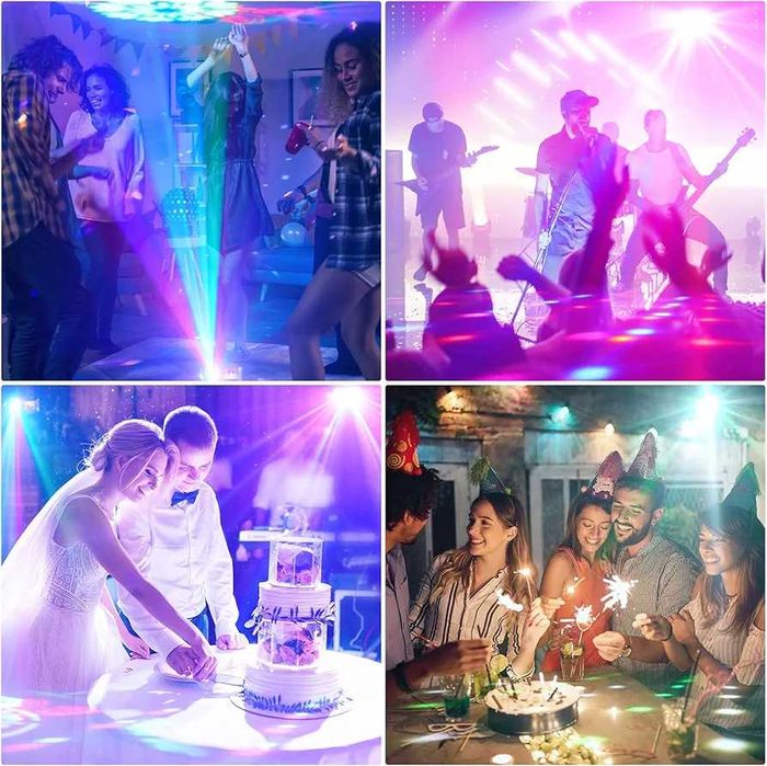 Lumini de scena/DJ/nunta stroboscop cu laser 5 in 1 cu telecomanda